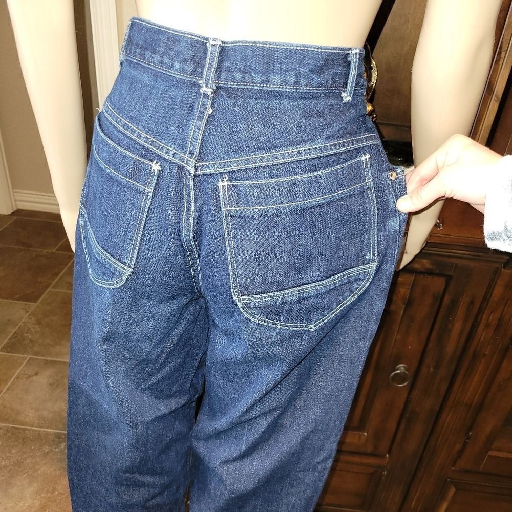 Vintage Charlotte Ford High Waisted 90s Boyfriends Jeans Mom Jeans  - Picture 3 of 16